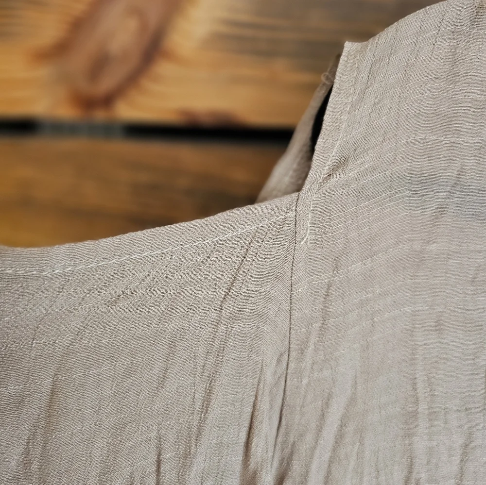 BOHO Tan Dress - Picture 2 of 7